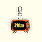 'Phim' Printed Plexiglass Keychain