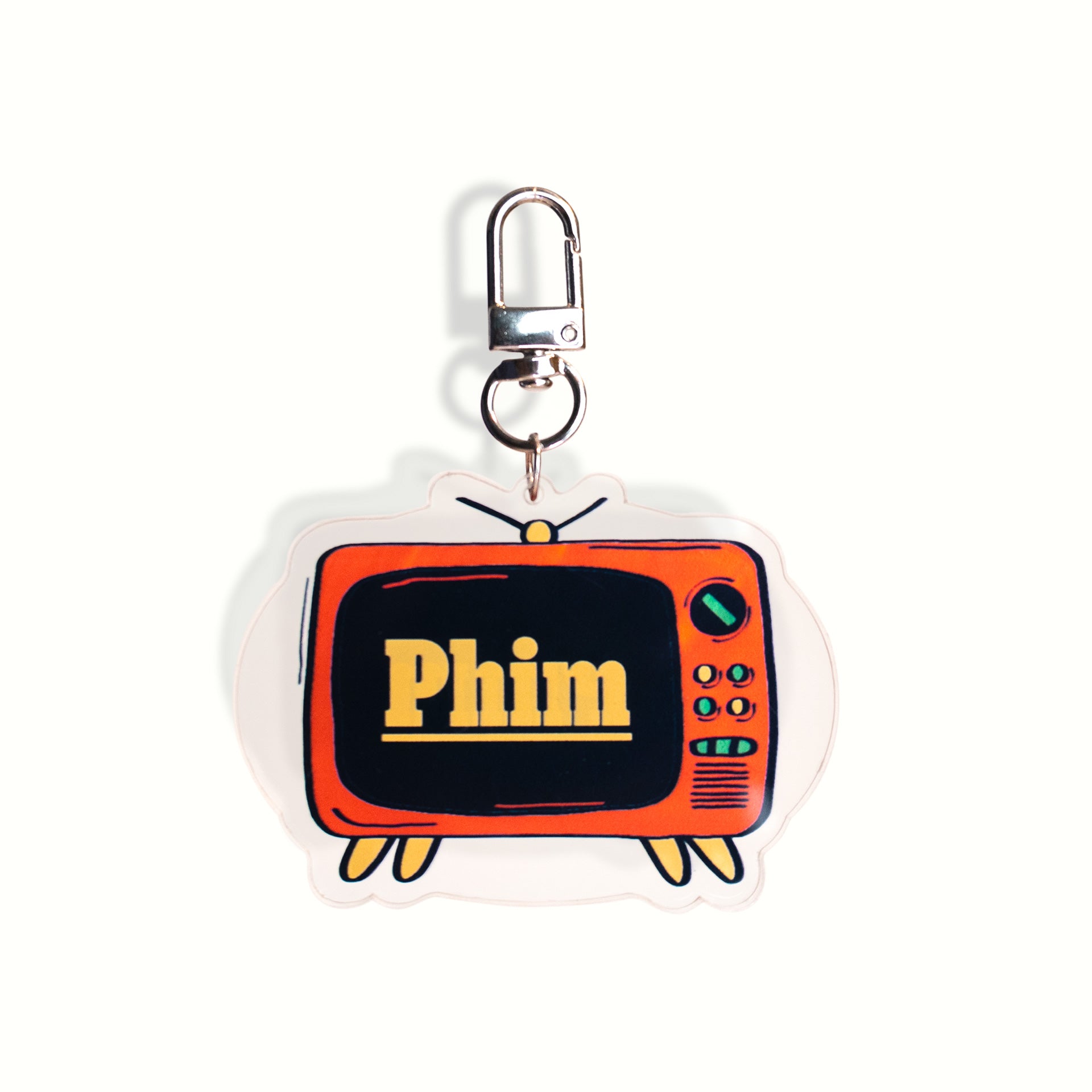 'Phim' Printed Plexiglass Keychain