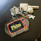 'Phim' Printed Plexiglass Keychain