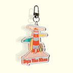 'Dựa Vào Nhau' Printed Plexiglass Keychain