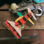 'Dựa Vào Nhau' Printed Plexiglass Keychain