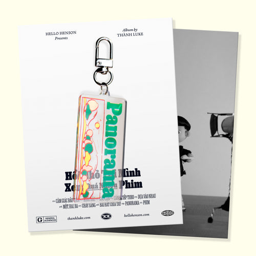 'Panorama' Printed Plexiglass Keychain