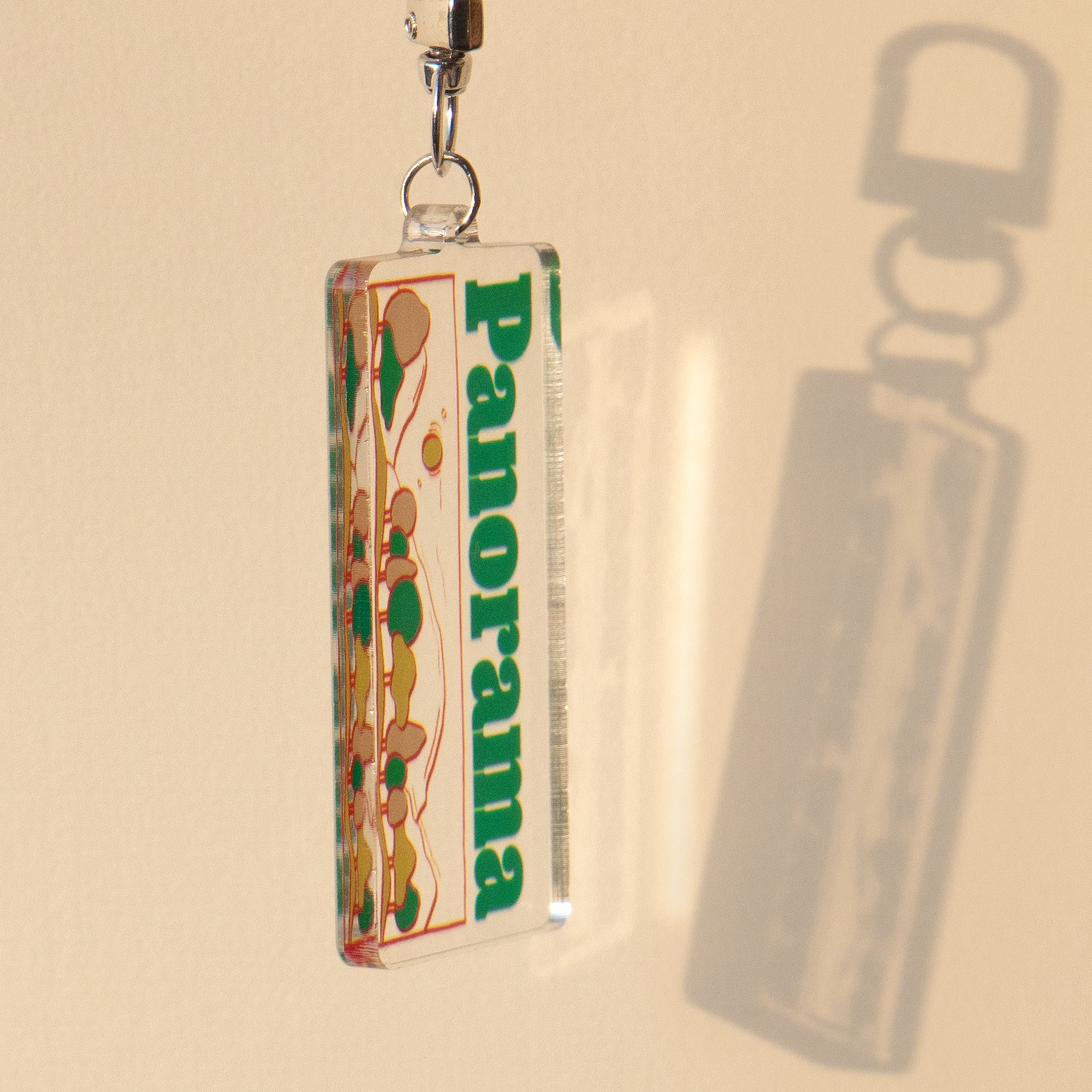 'Panorama' Printed Plexiglass Keychain